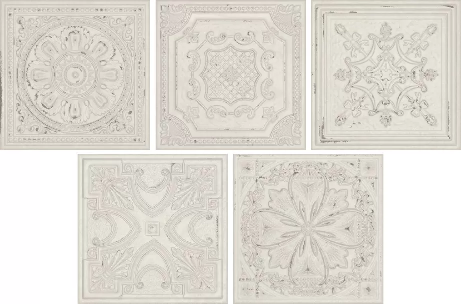 Плитка Gatsby white tin 20x20.1