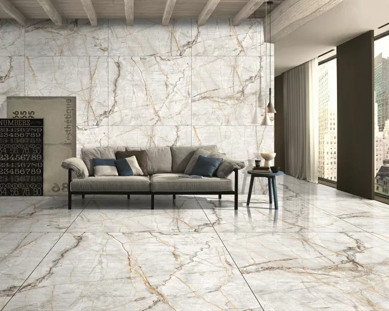 Керамогранит Instinto natural white polished 120x120