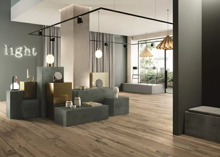 Керамогранит 0005047 Nordik Wood MANSION GOLD/BROWN 60X60