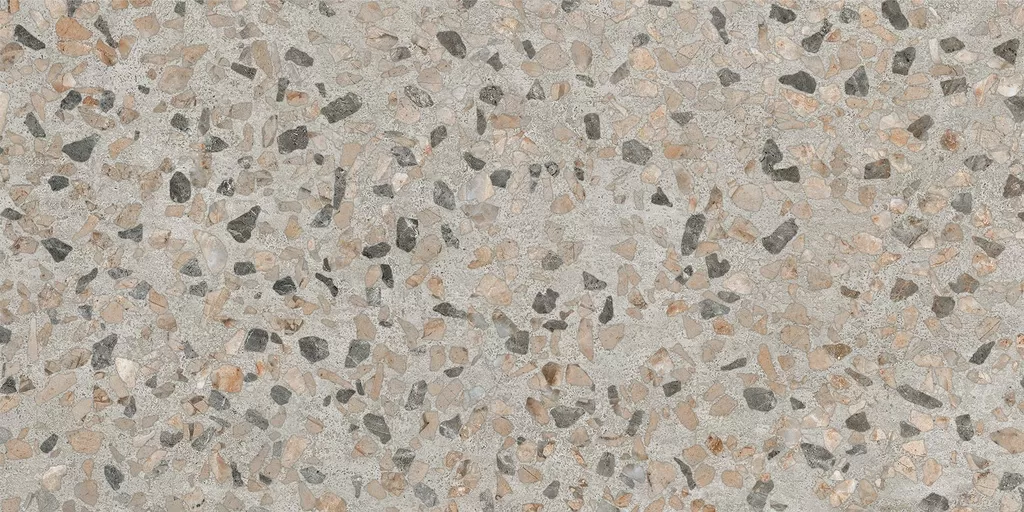 Керамогранит K949776LPR01VTE0 Terrazzo-X Темный Лаппато Ректификат 30х60