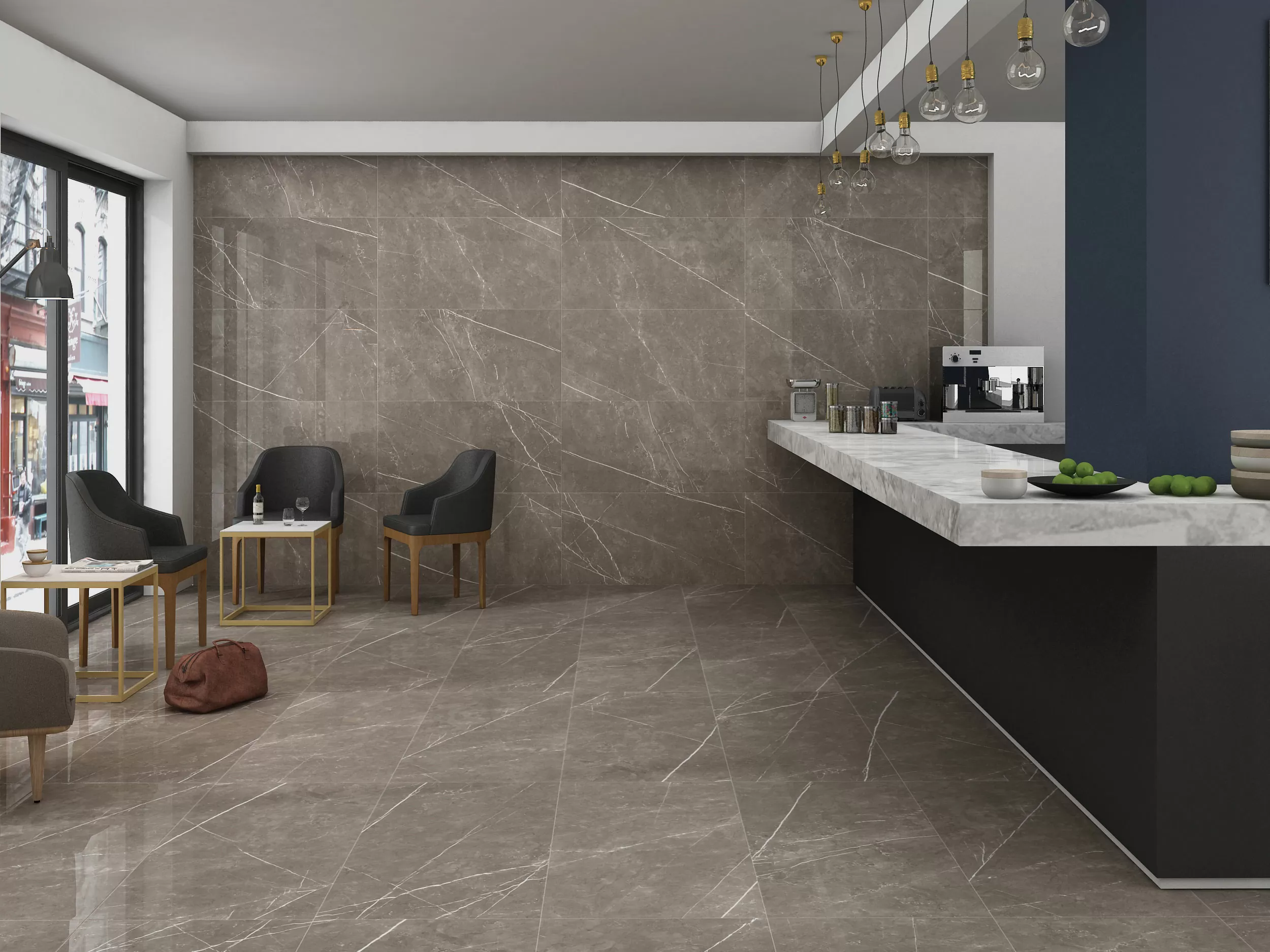 Керамогранит Statuario Regal Gold Glossy 60x120