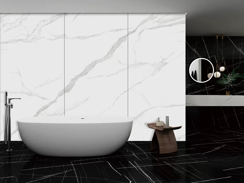 Керамогранит NTT3012P Calacatta Black 120x240