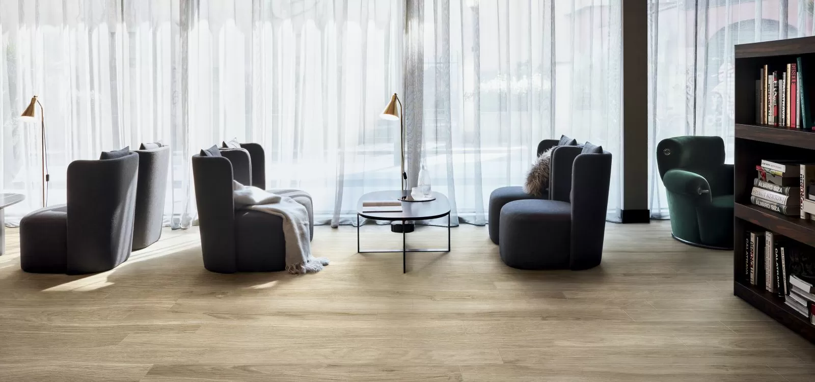 Керамогранит 01913 FLEUR DE BOIS CHEVRON MIEL N/R 60x120