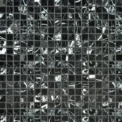 Мозаика Nero Marquina Pol. 4мм 30.5x30.5