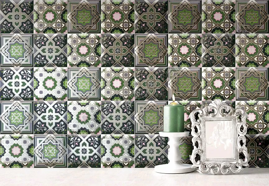 Плитка PT02354 HD Effects Decor Nilo Green 15x15