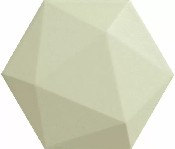 Плитка Origami green hex 11x12.5