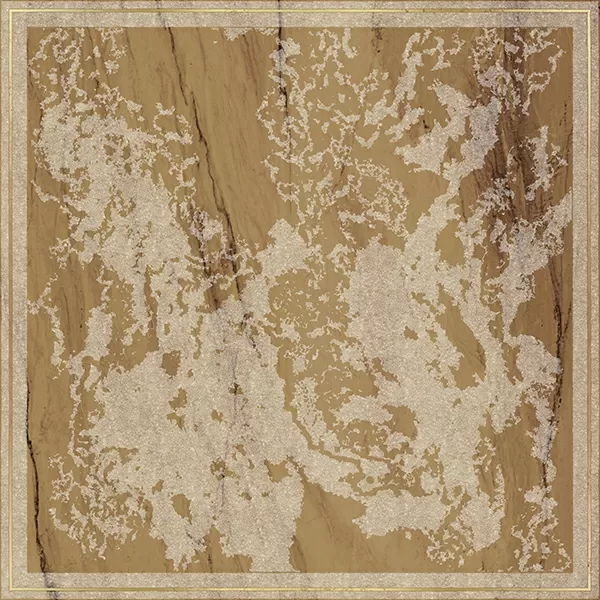 Керамогранит SRPGV Venus Dec. Solitaire Rosone Pav. Gold Visone 60х60