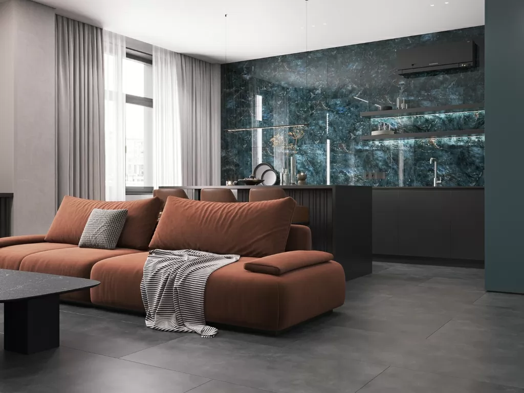 Керамогранит 17434 Stilo серый ректификат 60x120