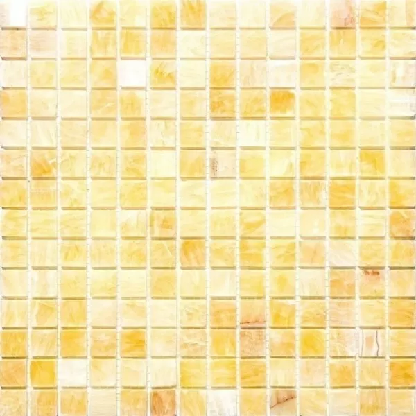 Мозаика 7M073-20P (Onyx Yellow) мозаика Оникс 20х20 305х305