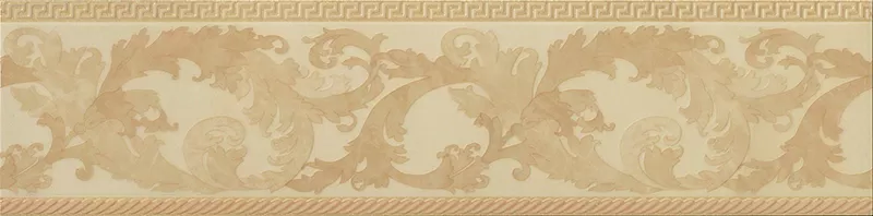 Керамогранит 240232 MARBLE FASCIA BAROCCA ORO LEV 14,4x58,5
