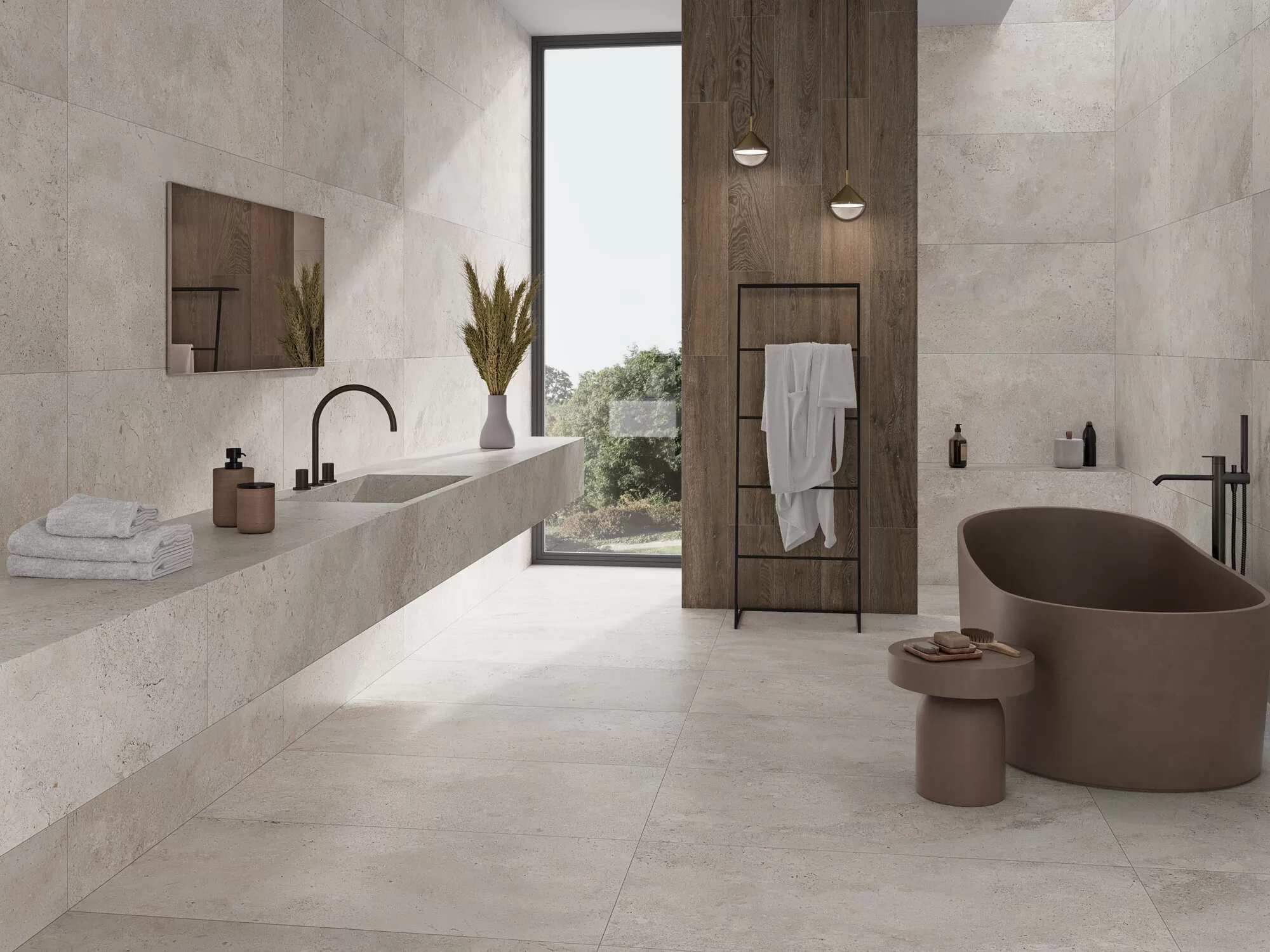 Керамогранит 120PE02 Petra Marfil 3D Soft 60x120