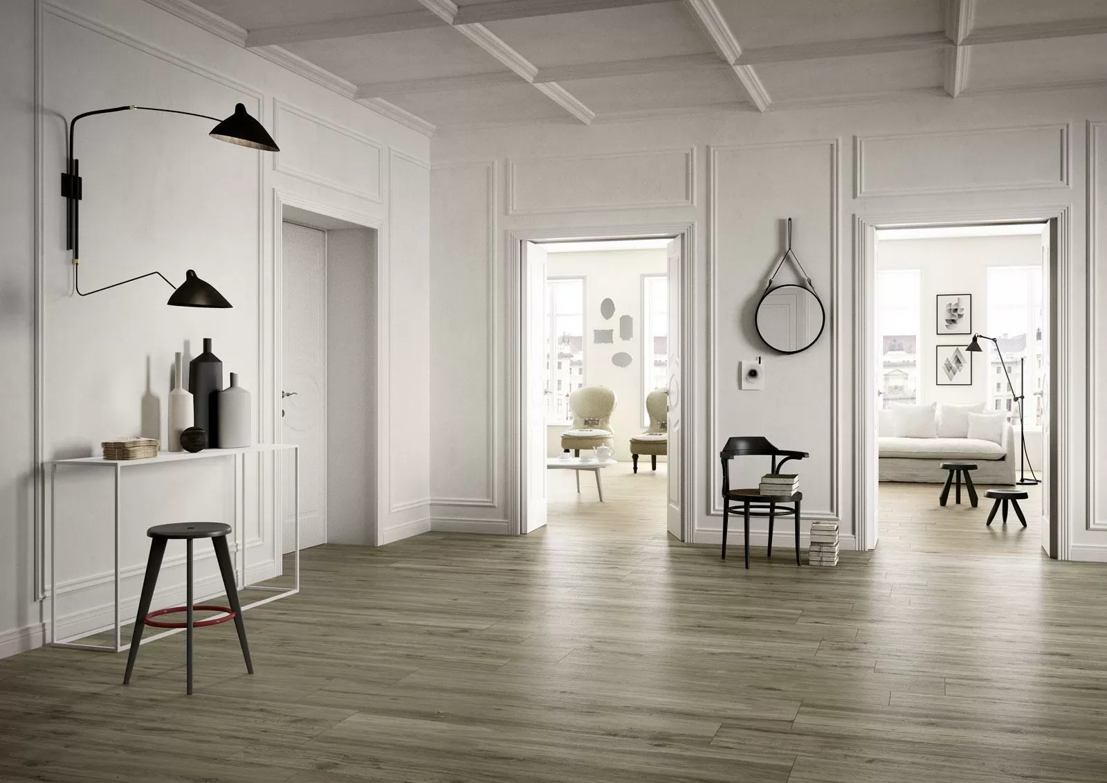 Керамогранит MMJ6 Treverktrend Rovere miele 25x150