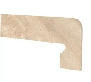 Клинкерная плитка ZANQUIN FIORENTINO PETRA OCRE DCHA. правый 395x175x7,5