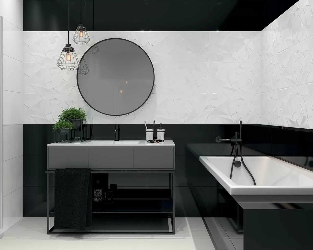 Плитка Synergy Nero 30x60