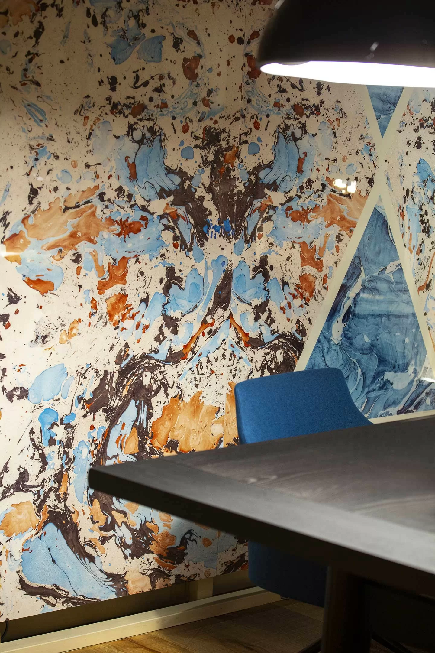 Керамогранит 763510 Araldica Blasone Blu Lucida R 6mm 120x240