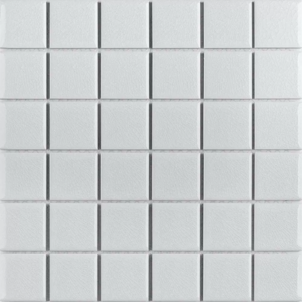 Мозаика LWWB811531 Crackle White Glossy 4.8x4.8 30.6х30.6х6