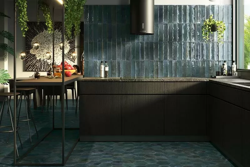 Плитка PT03130 Hex Espresso Glossy 15x17,3