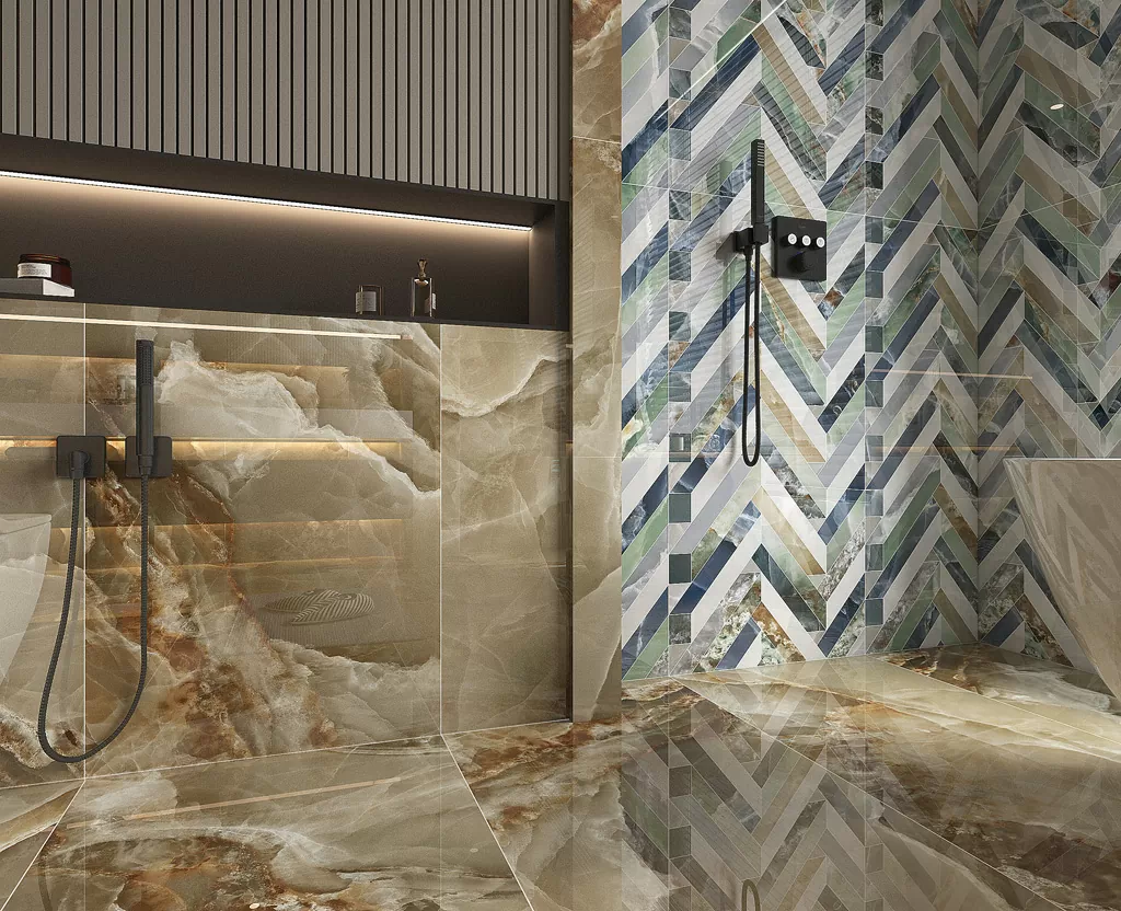 Керамогранит Agate Green Polished 60x120