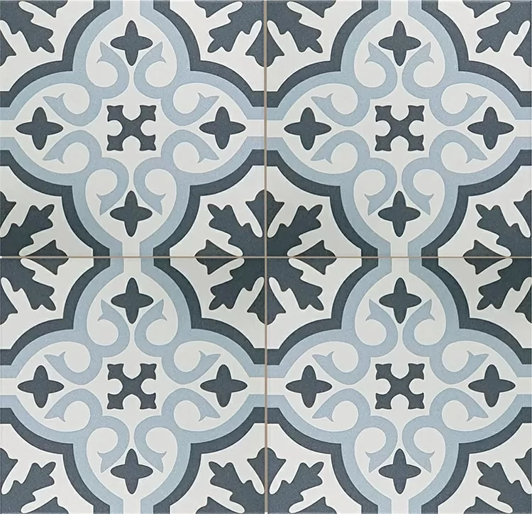 Керамогранит DY44VN0041 VENICE Sky Blue Black Pre-cut 45x45