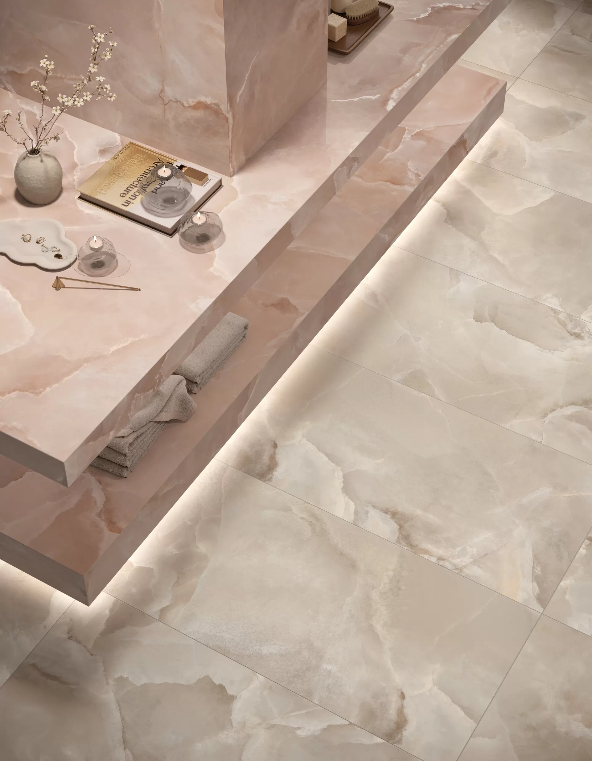 Керамогранит CAE7 Onyce ON02 Lead Grey Luc SQ 120х120