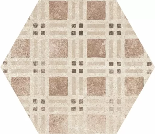 Керамогранит 22098 Hexatile Cement Garden Sand 17,5x20 (17 видов паттерна)