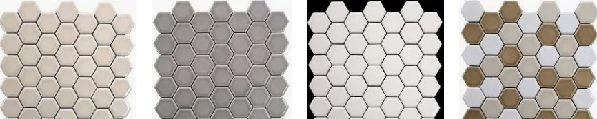 Мозаика Grey Hexagon 30.15х30.15