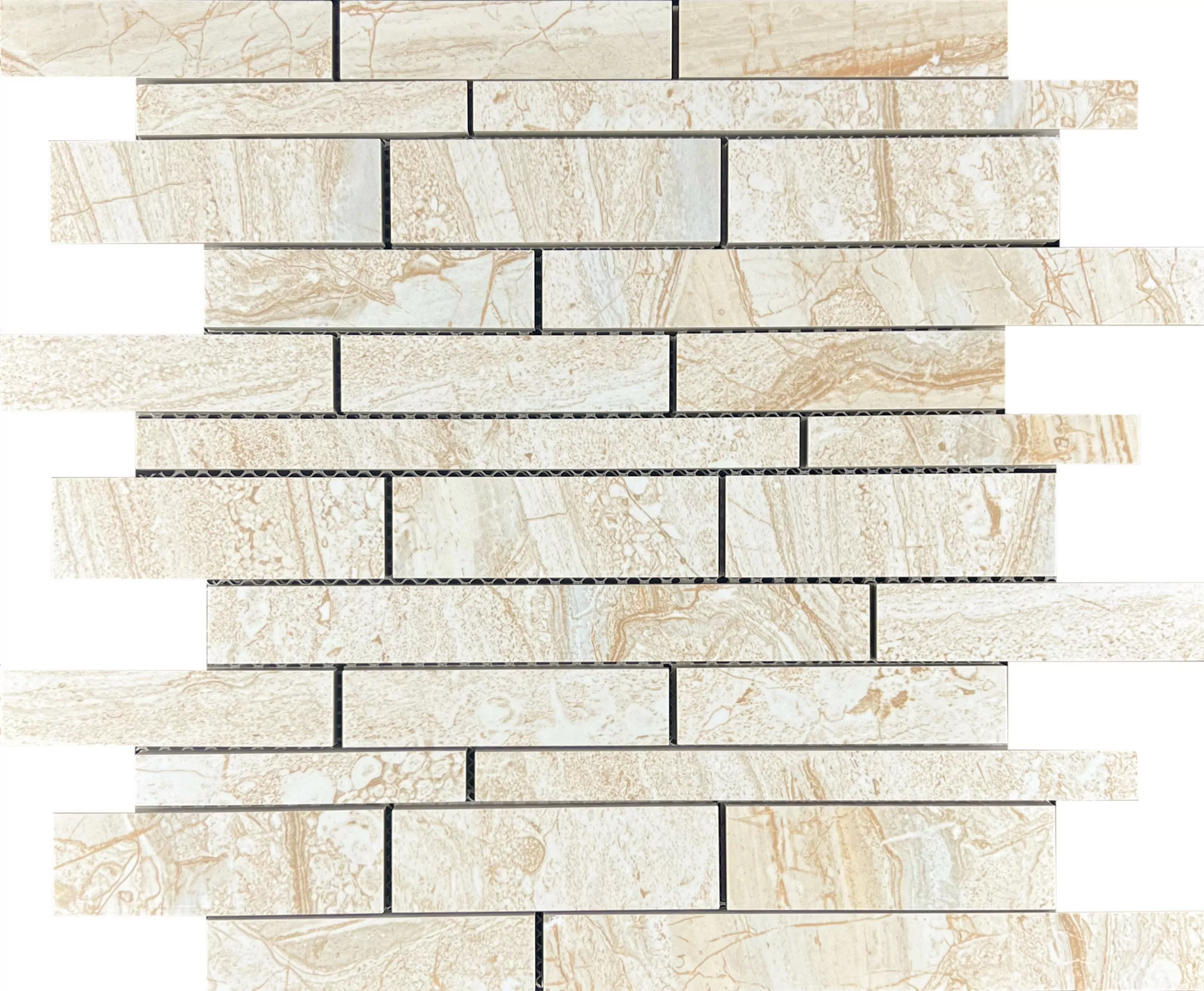 Мозаика Mosaic Daina Beige Brick bone mix 300x360