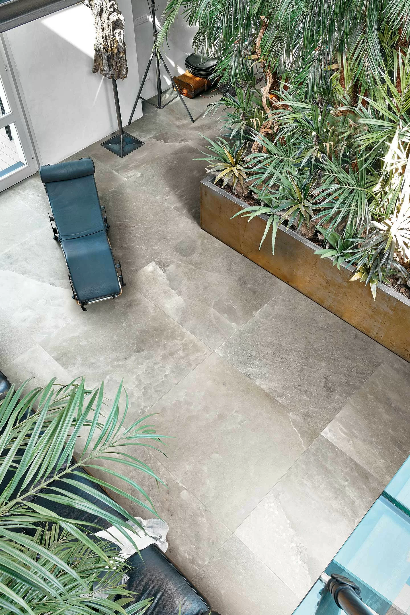 Керамогранит 765928 Rock Salt White Gold Bocciardata Ret 20mm 60x120