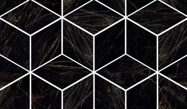 Керамогранит 240833 MOSAICS T3-3D NERO 17x29,1