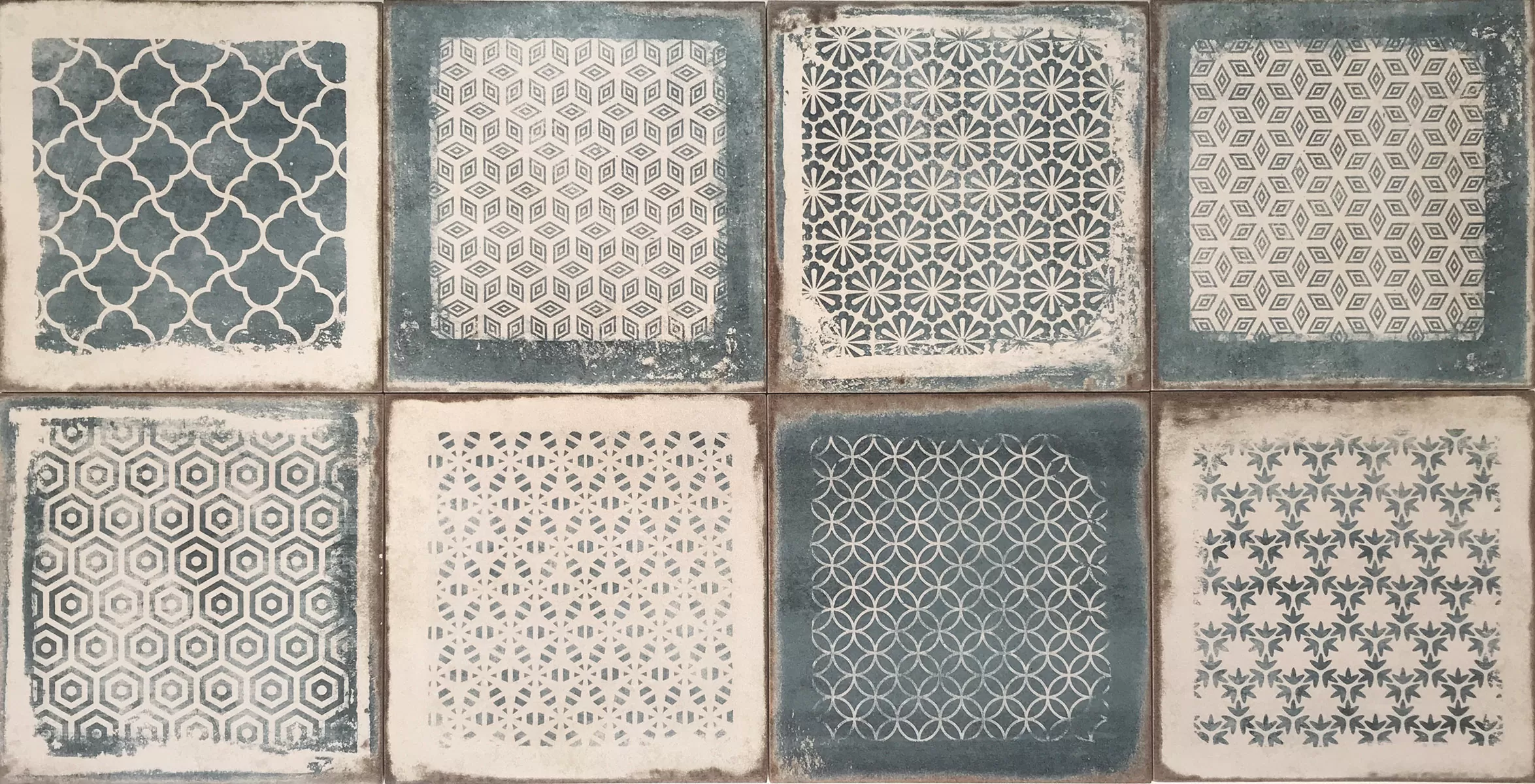 Керамогранит TOSCANA MATT BLUE DECO 20X20
