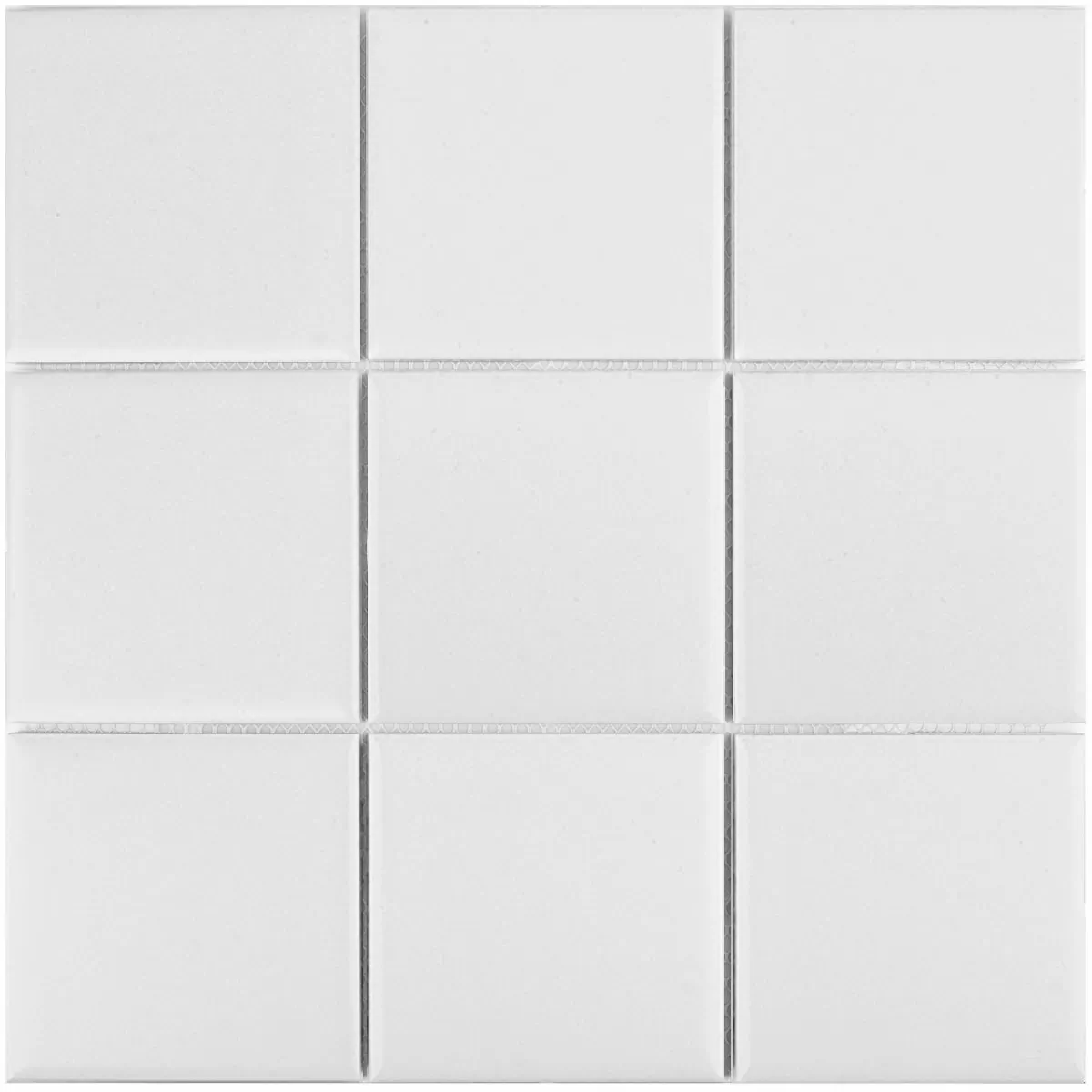 Мозаика MH33900 White Matt 97x97 300х300х6