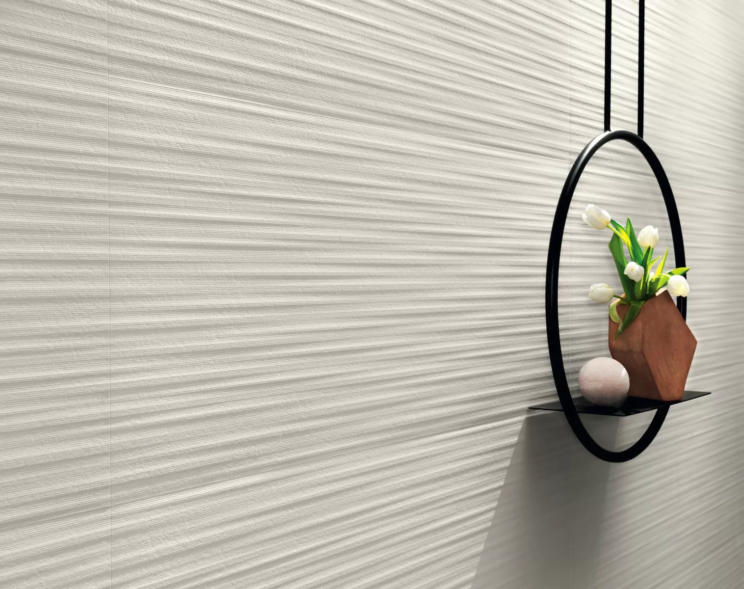 Плитка AHQV 3D Wall Plaster Bloom White 50x120