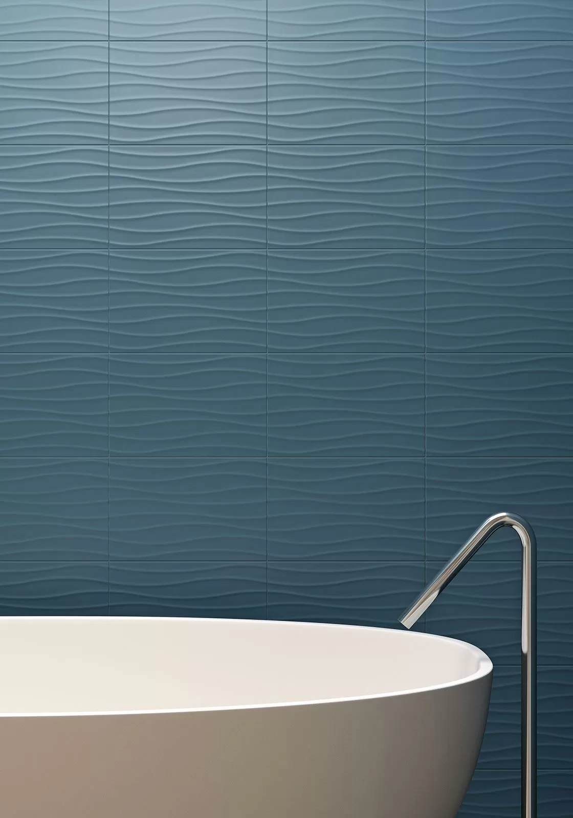 Плитка M01S Neutral Taupe Struttura Tide 3D 25x38