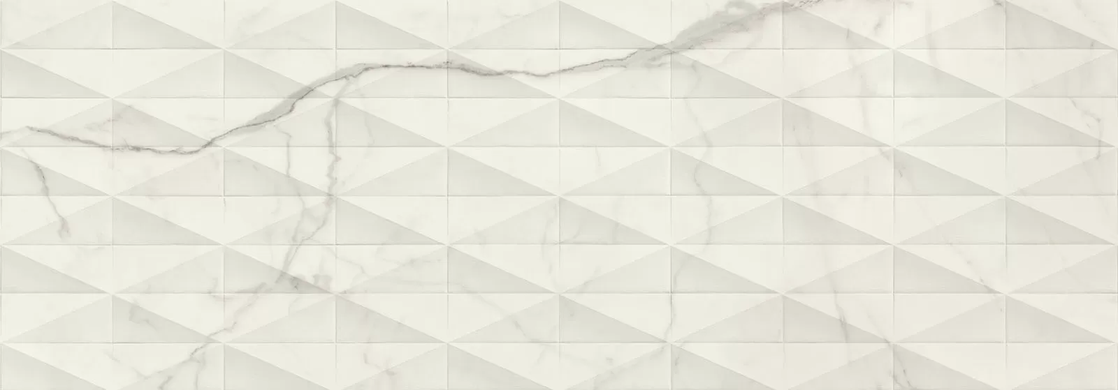 Плитка M6TD Allmarble Wall Statuario Struttura Pave Satin 3D Rett. 40х120