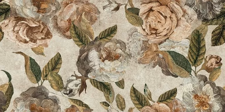 Керамогранит 133483 Alchymie Flowery Beige Nat Ret 60x120