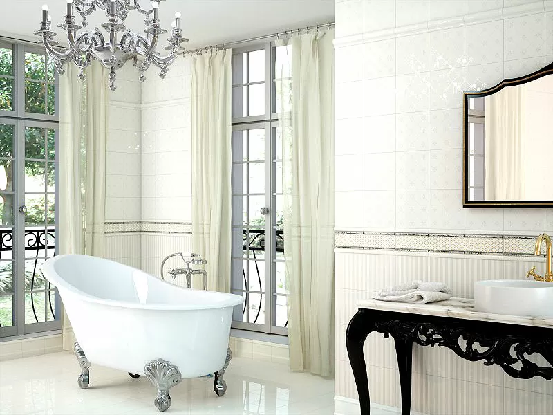 Плитка Ang. Moldura Verde Brillo 5*3