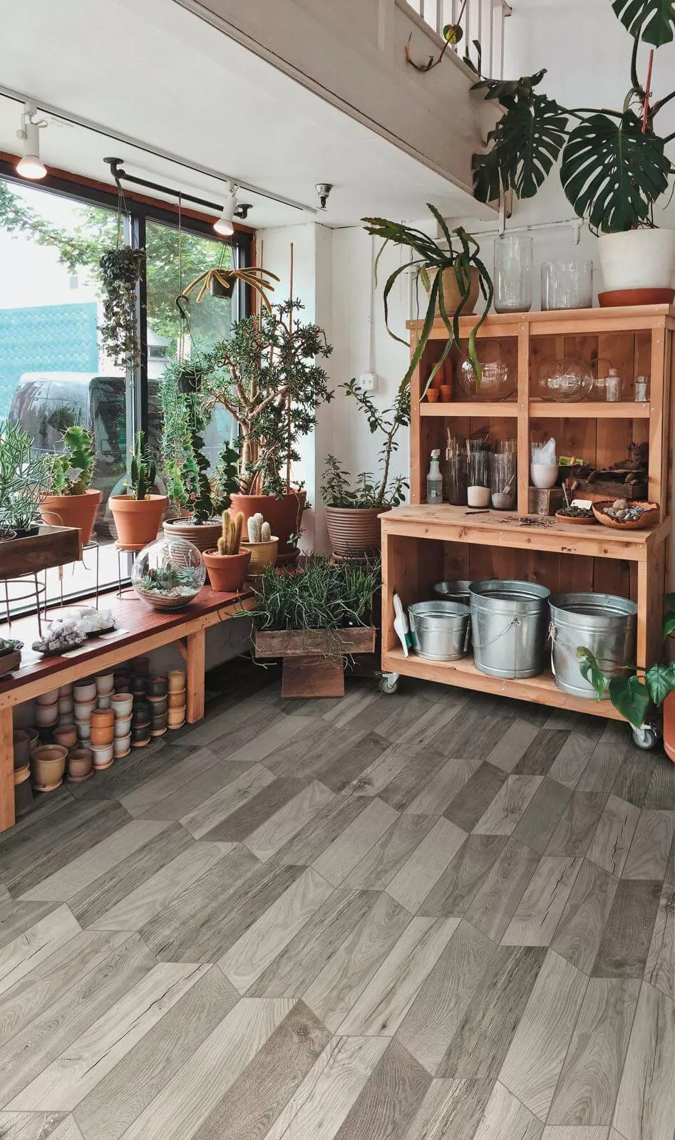 Керамогранит M0MN Treverksoul Grey Chevron 11х54
