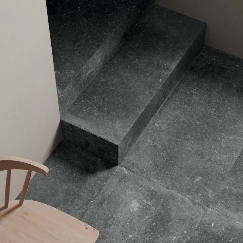 Керамогранит 0004880 Nordik Stone Domino Black Nat Rett 60x120