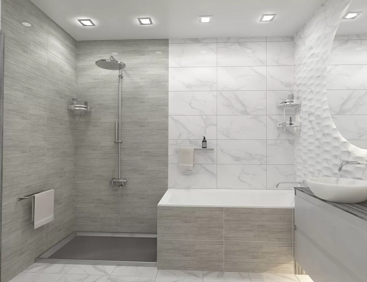 Плитка Декор Calacatta Bianco 31.5x63