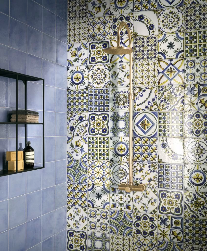 Керамогранит Giardino Blu Mix Luc 20x20