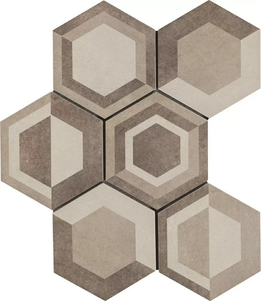 Керамогранит R4DU Rewind Decoro Geometrico Corda 21х18.2