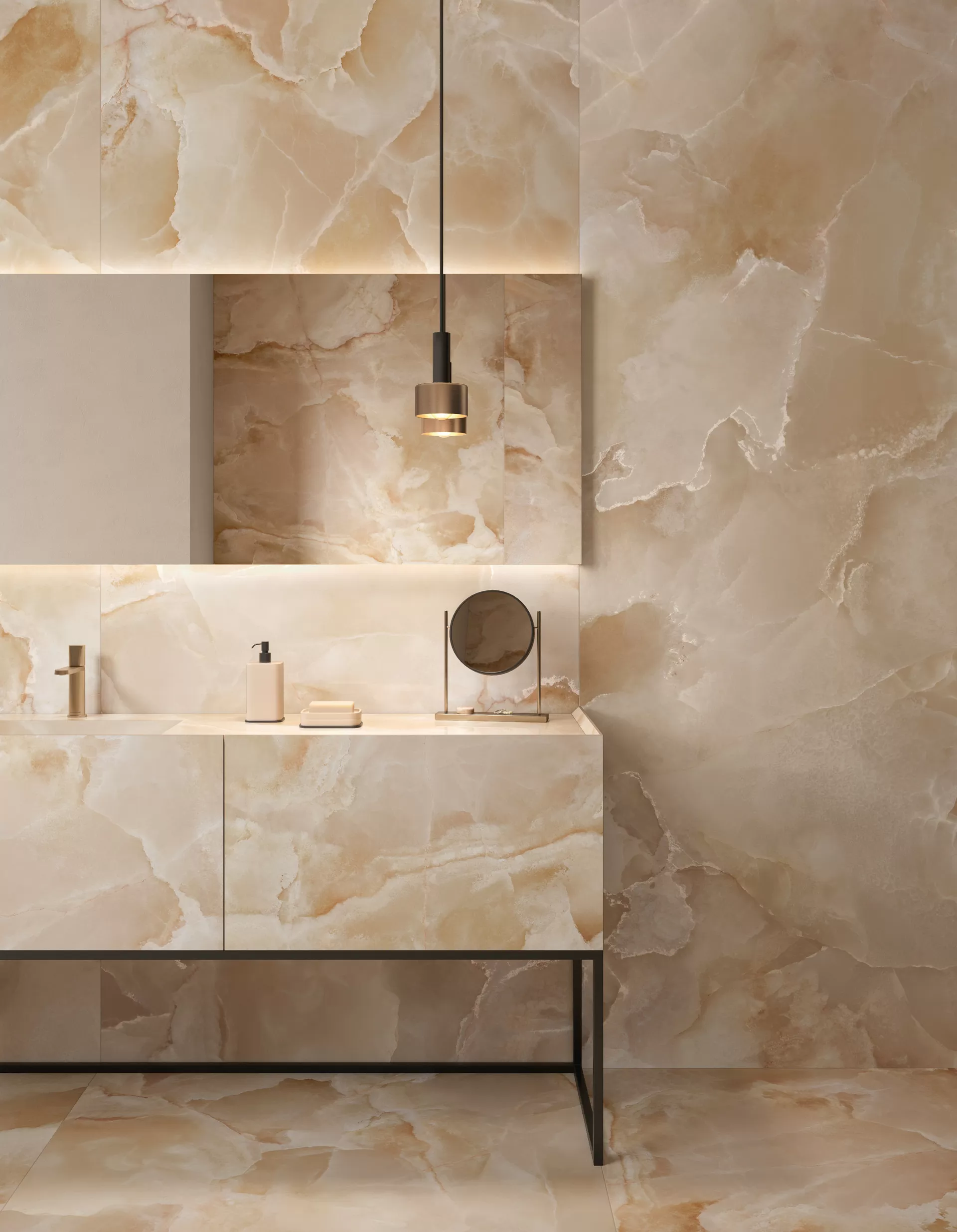 Керамогранит CAE7 Onyce ON02 Lead Grey Luc SQ 120х120