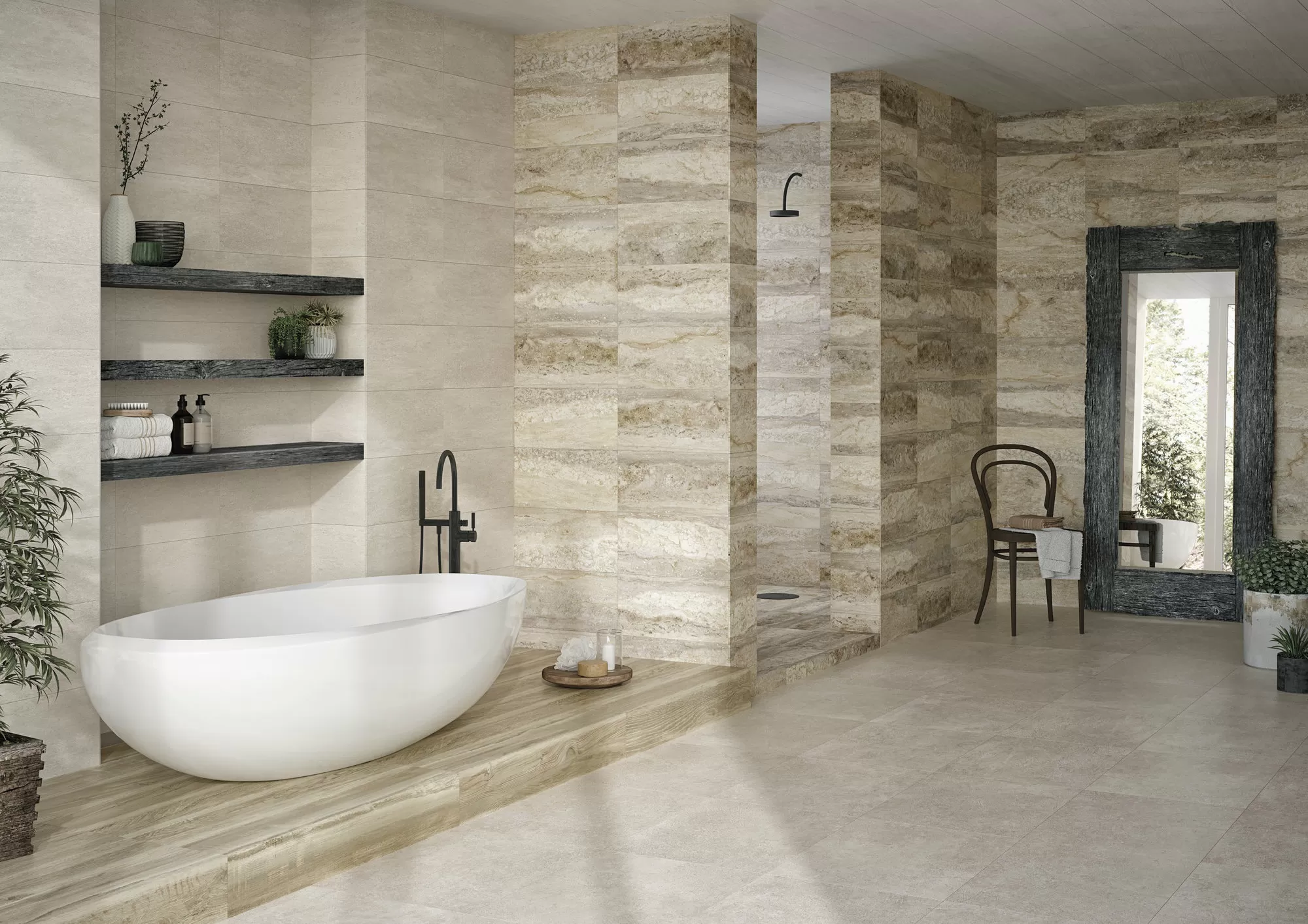 Керамогранит A034206 Wabi Taupe Lap.Rect. R10 60х60