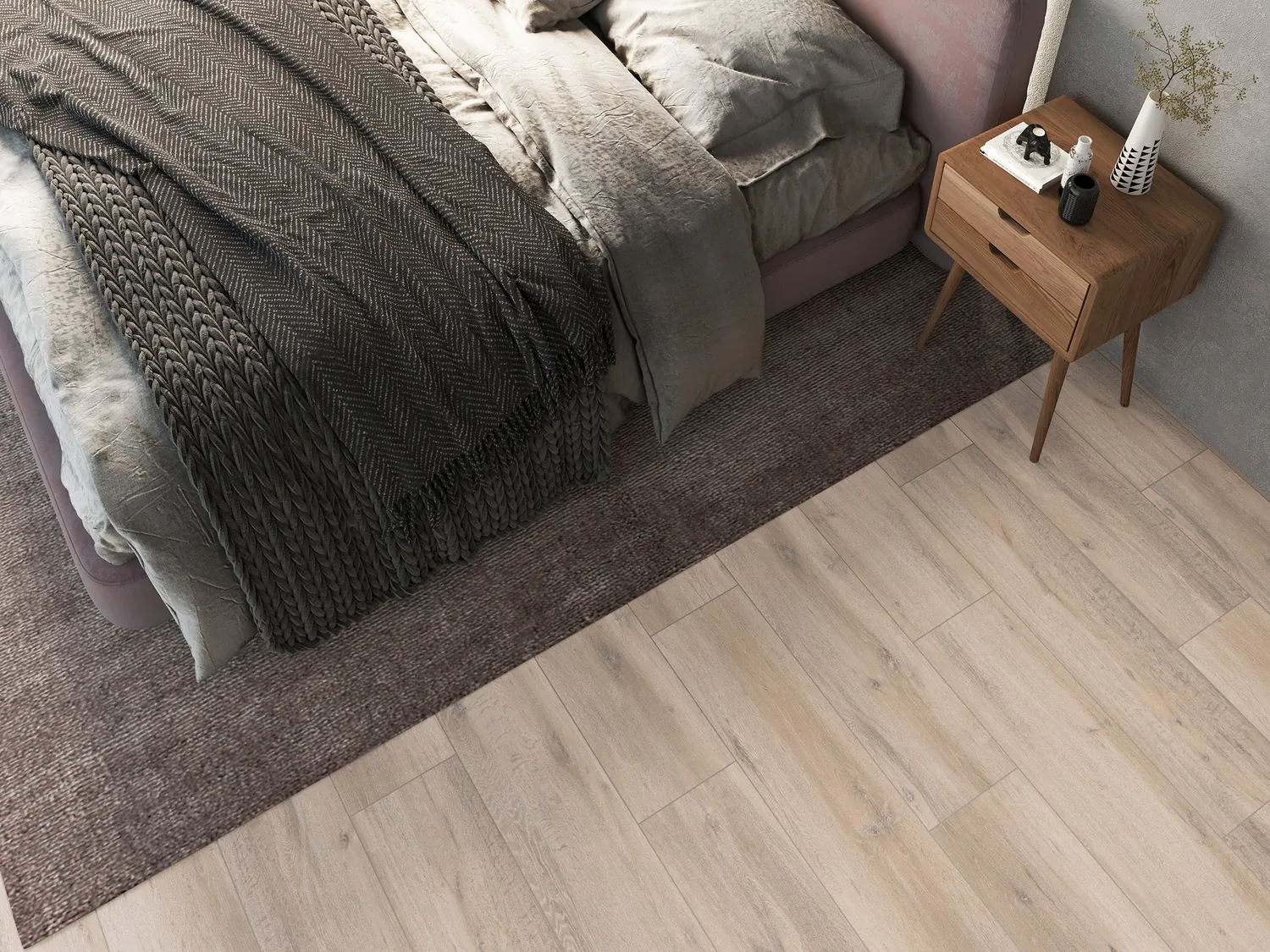 Керамогранит 15977 Wood Concept Natural светло-бежевый ректификат 21,8х89,8