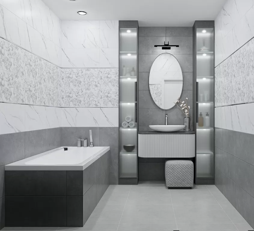 Плитка Carrara Geometria 31.5x63