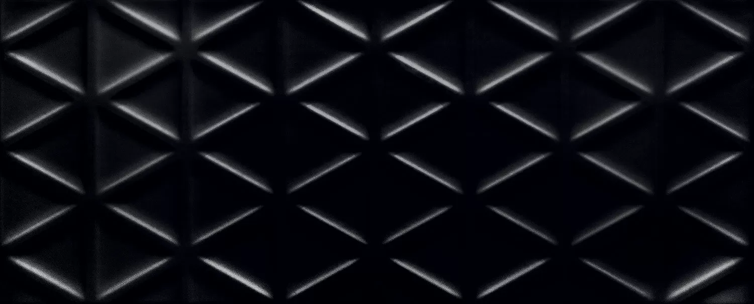 Плитка Senza Geo Black STR 29.8x74.8
