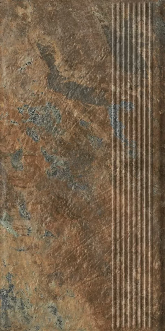 Клинкерная плитка Ardis Rust Stopnica Prosta Struktura Mat 30x60