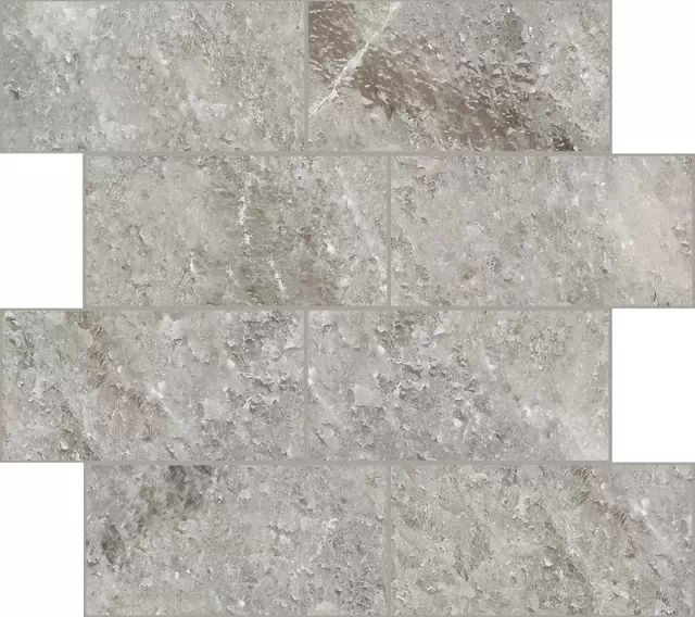 Мозаика 766758 Rock Salt Celtic Grey Nat Muretto 7.5x15 6mm 30x30