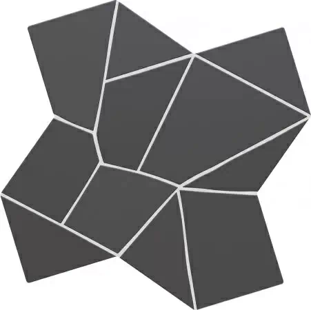 Керамогранит 134263 Trencadis Gaudi Basalt 8,5mm 25,5x25,5