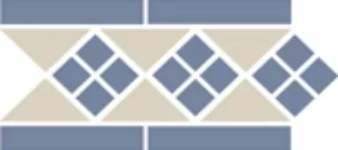 Керамогранит Border LISBON with 1 strip (Tr.16 Dots 11 Strips 11) 28х15